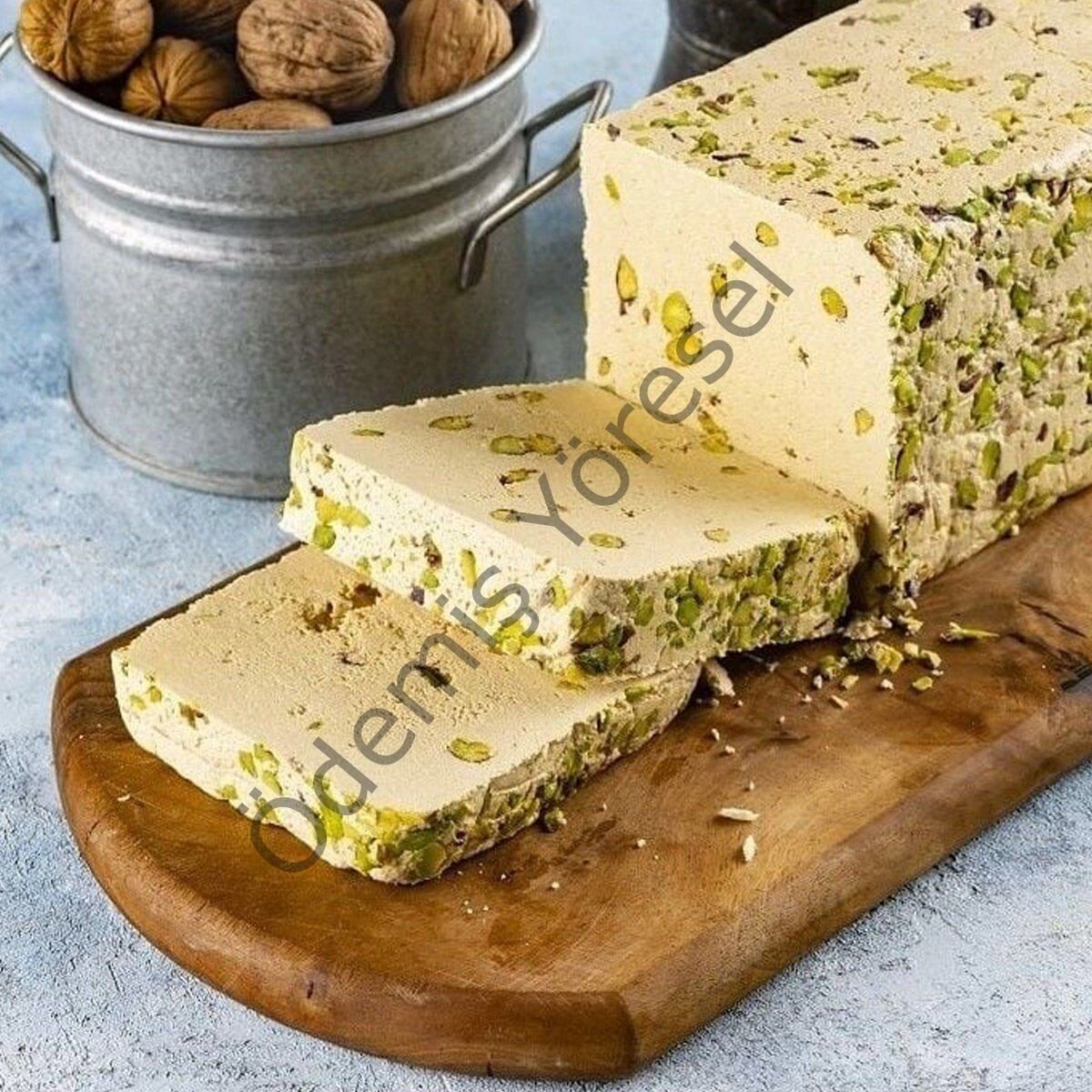Natural Antep Fıstıklı Kesme Helva 500g