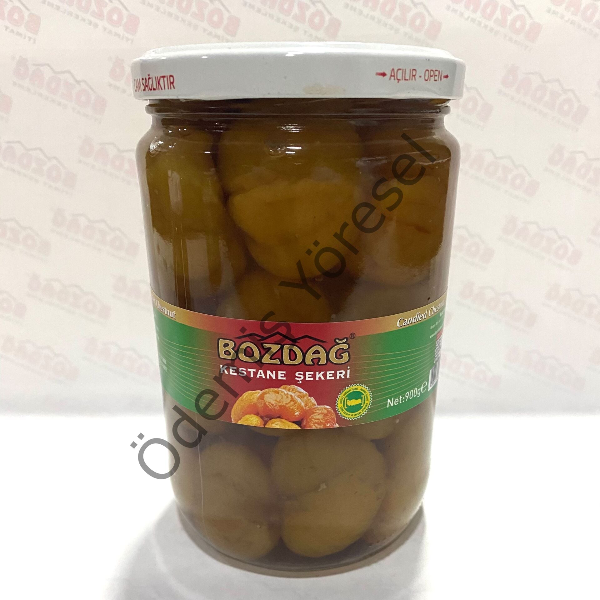 Bozdağ Kestane Şekeri 900 Gram